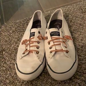 white sperrys